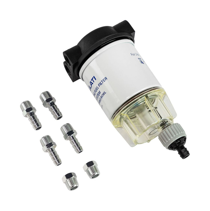 Фильтр топливный 10 мк с креплением и водосборником, Osculati