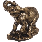 Статуэтка из гипса «Слон» 16*19см античное золото