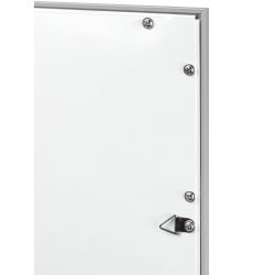 Светодиодная панель ЭРА SPL-510-S-40K-040 40Вт 4000K 595х595х8 серебро без драйвера с ушками ультратонкая | Панели с внешним драйвером