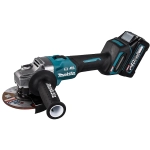 Makita GA005GM201 аккумуляторная угловая шлифовальная машина (2 x 4 Ач, ЗУ) GA005GM201