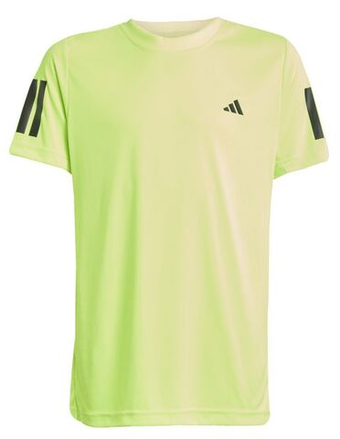 Футболка для мальчика теннисная Adidas Boys Club Tennis 3-Stripes - зеленый