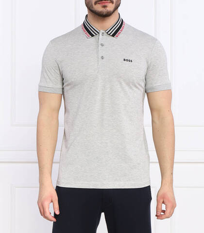 поло BOSS GREEN - серый(50488270)