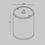 Потолочный светильник Outdoor O306CL-L7GF