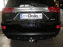 Фаркоп оцинкованный Galia C054C для CITROEN C-CROSSER 2007-, PEUGEOT 4007 2007-, MITSUBISHI OUTLANDER 2007-2012,(паспорт и сертификат в комплекте)(без электрики)