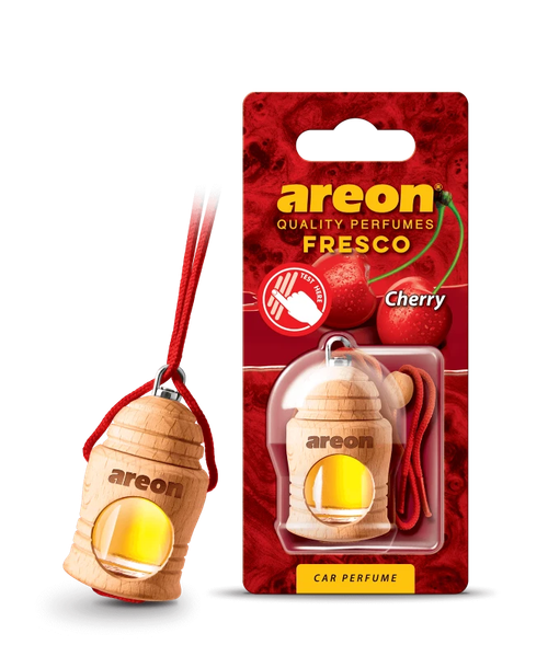 Ароматизатор на зеркало Areon Fresco, бутылочка, вишня
