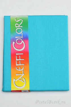 Наволочки 2шт 70х70 Caleffi Tinta Unita темно-бирюзовые Италия