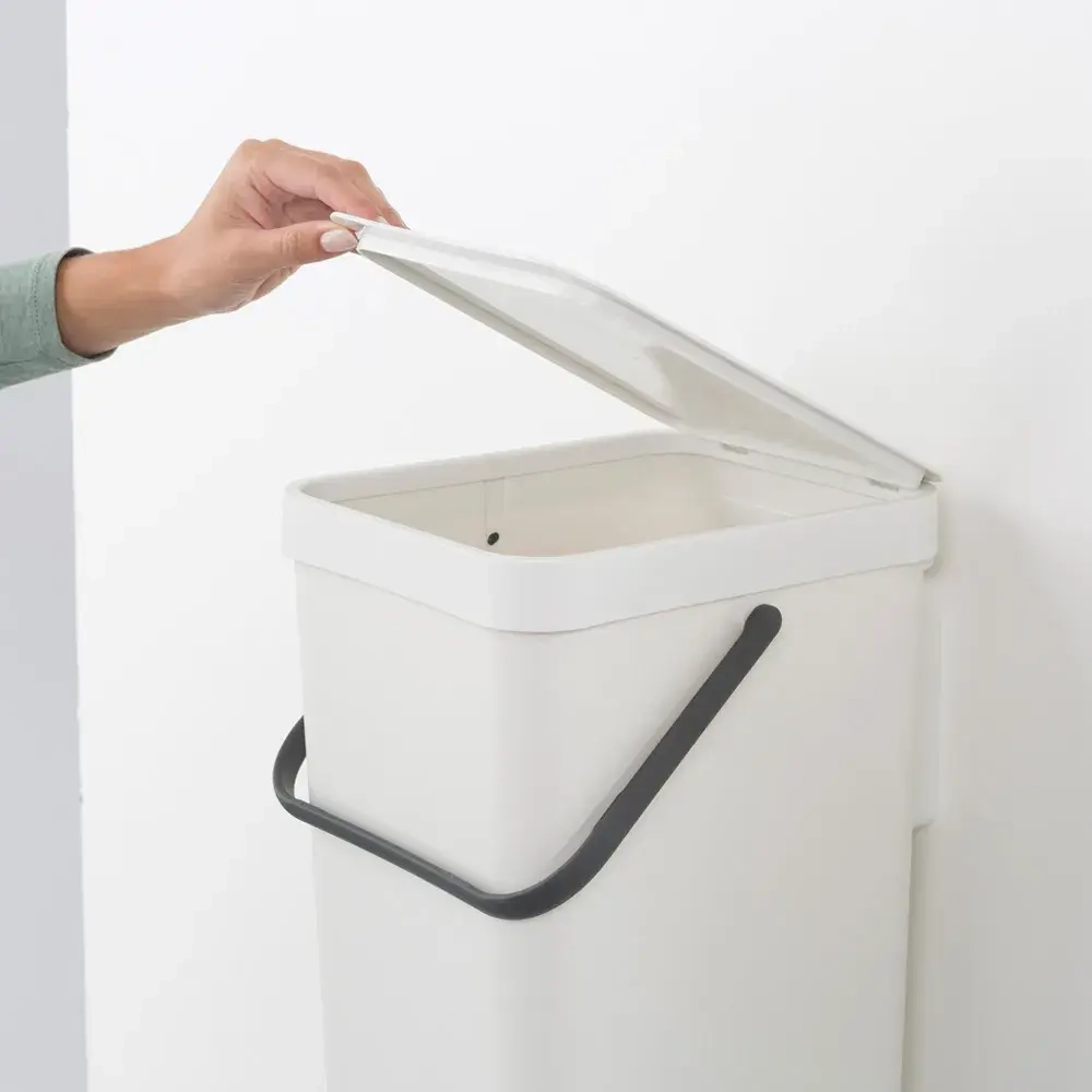 Brabantia Контейнер для мусора Sort & Go 16л белый