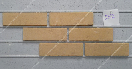 Stroeher - 352 kupferschmelz, Zeitlos, состаренная поверхность, ручная формовка, 240x71x14 - Клинкерная плитка для фасада и внутренней отделки