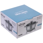 Кастрюля из нержавеющей стали OLIVIA 6,1 л, индукция, DH12-24