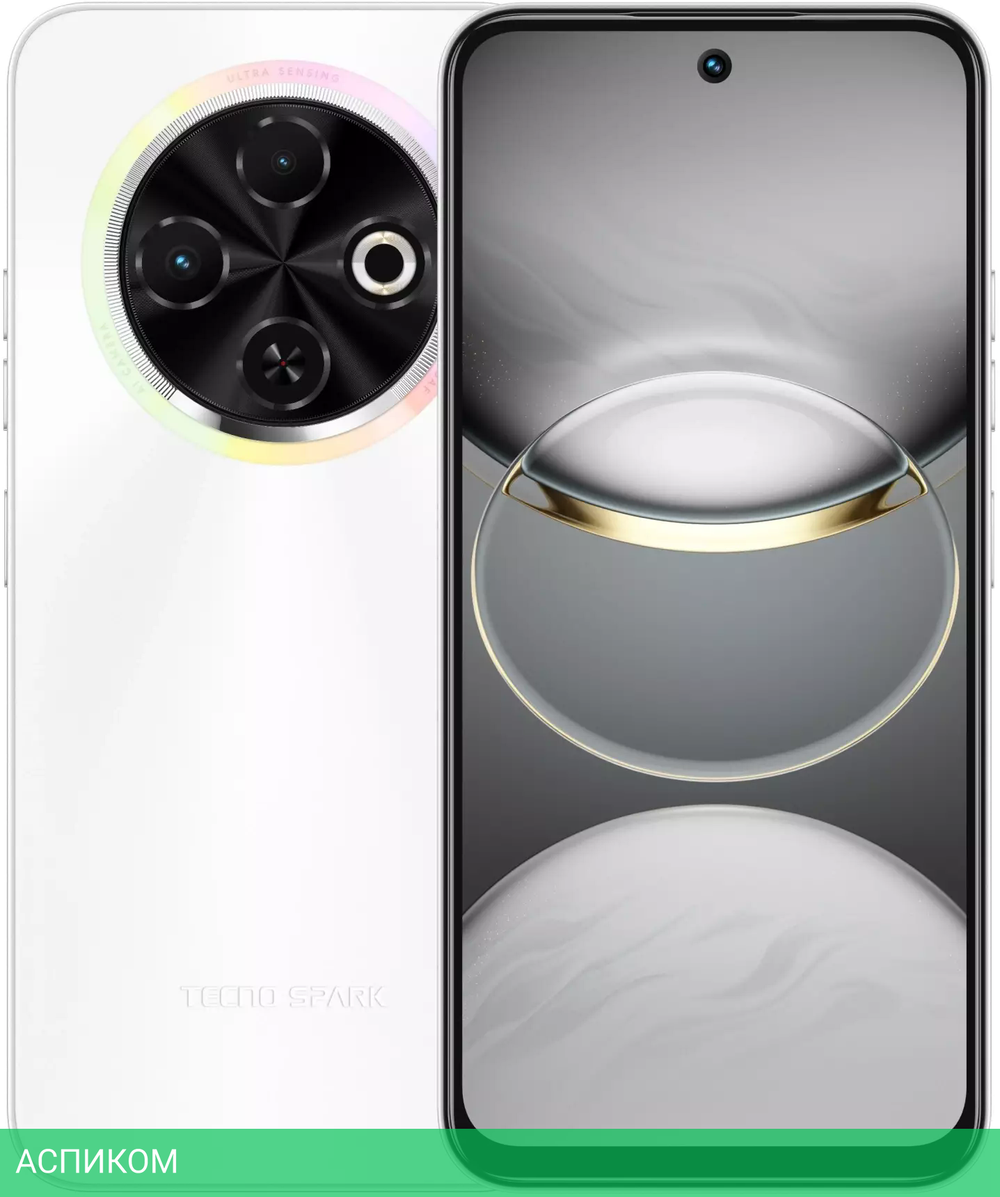 Смартфон Tecno Spark 30C 8GB/256GB Orbit White (KL5n)