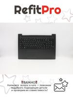 Верхняя панель с клавиатурой (топкейс) для ноутбука Lenovo 310-15ISK черная, раскладка- русская (5CB0L35825)