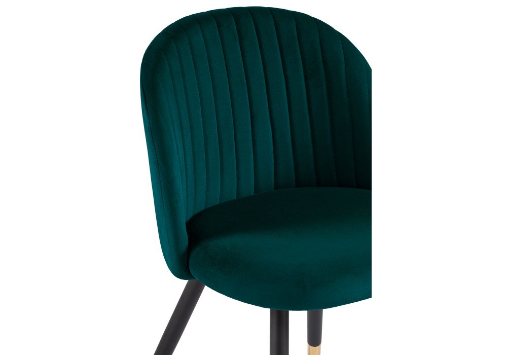 Стул на металлокаркасе Gabi green / black