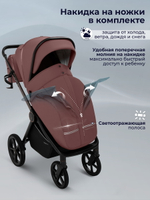 Коляска 4 в 1 Sweet Baby SBL Elegante Therma + автокресло Elegante Plus с базой i-Size ISOFIX DK780 Mokka