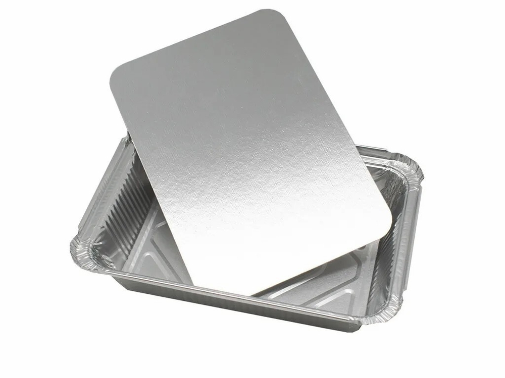 Форма алюминиевая + крышка (100шт)