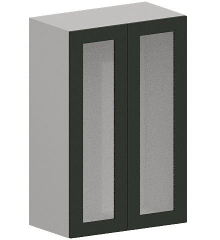 Кухня Модуль ШВС 609 Белый / Насыщенно-зеленый