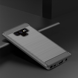 Чехол для Samsung Galaxy Note 9 цвет Gray (серый), серия Carbon от Caseport