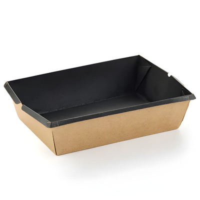 Контейнер бумажный ЛЗ 500 Black 160x120x45 мм 500 мл 1/400