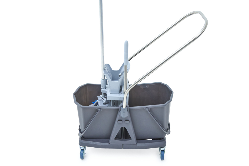 Двухведерная тележка Росмоп (с отжимом  Росмоп Кваттро)