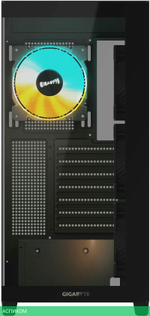 Корпус Gigabyte C500 Panoramic Stealth без БП черный (GB-C500P ST)