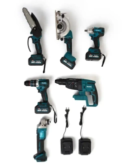 Набор аккумуляторных инструментов 7в1