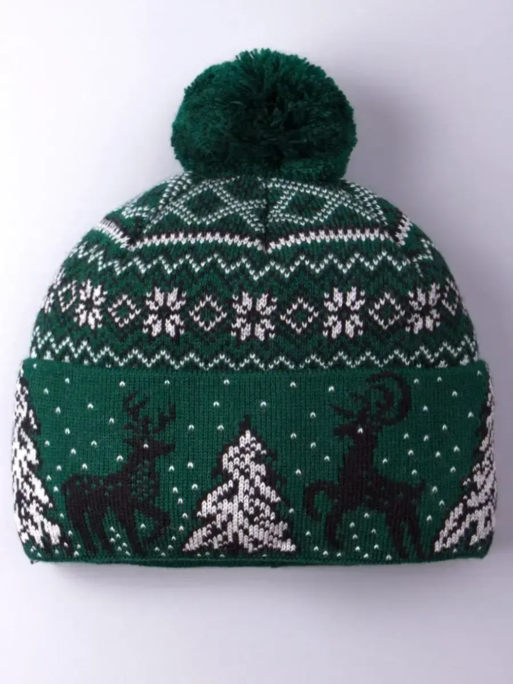 Шапка зимняя вязаная детская