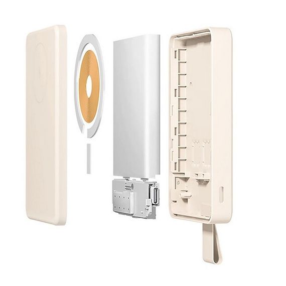 Внешний аккумулятор Xiaomi Magnetic Wireless Power Bank 6000mAh (BHR9074GL) Tan
