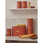 Банка для хранения крупы irmel, 2,5 л, терракота