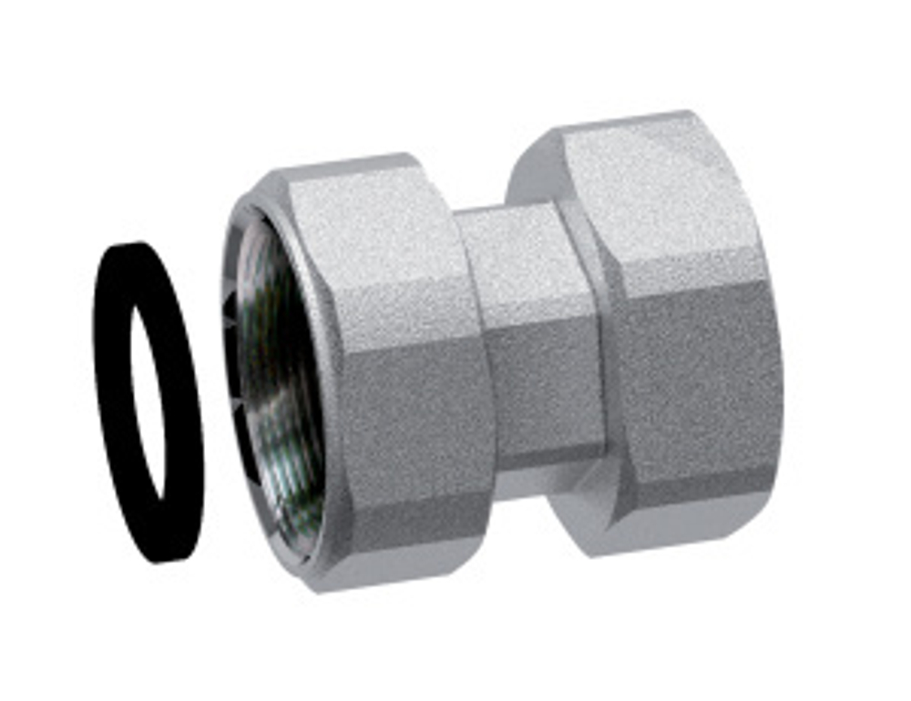 Переходник с накид. гайкой 1”(ВР) – 3/4(ВР), с EPDM