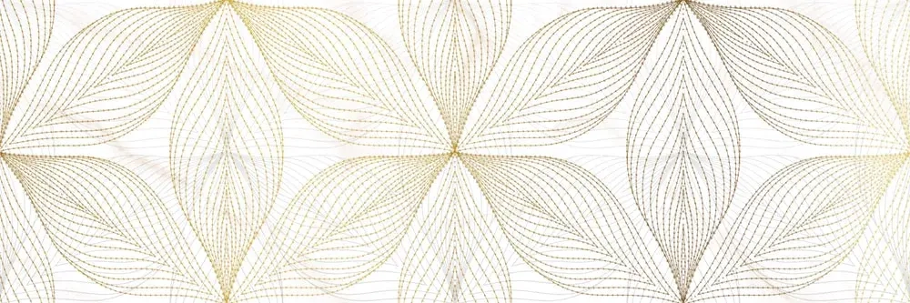 Декоративная плитка Alma Ceramica DWU11DEA014 Dea 200x600 бежевая глянцевая с орнаментом