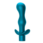 Бирюзовая фигурная анальная пробка 14см с вибрацией Lola Games Spice It Up Passion 8004-03Lola