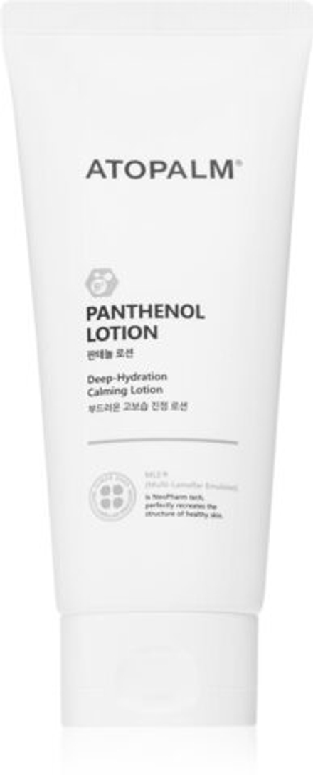 ATOPALM Panthenol - увлажняющее молочко для лица и тела с успокаивающим эффектом /   180  ml  / GTIN 8809723785483
