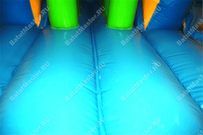 Детский надувной батут-горка "Задорный слонёнок"