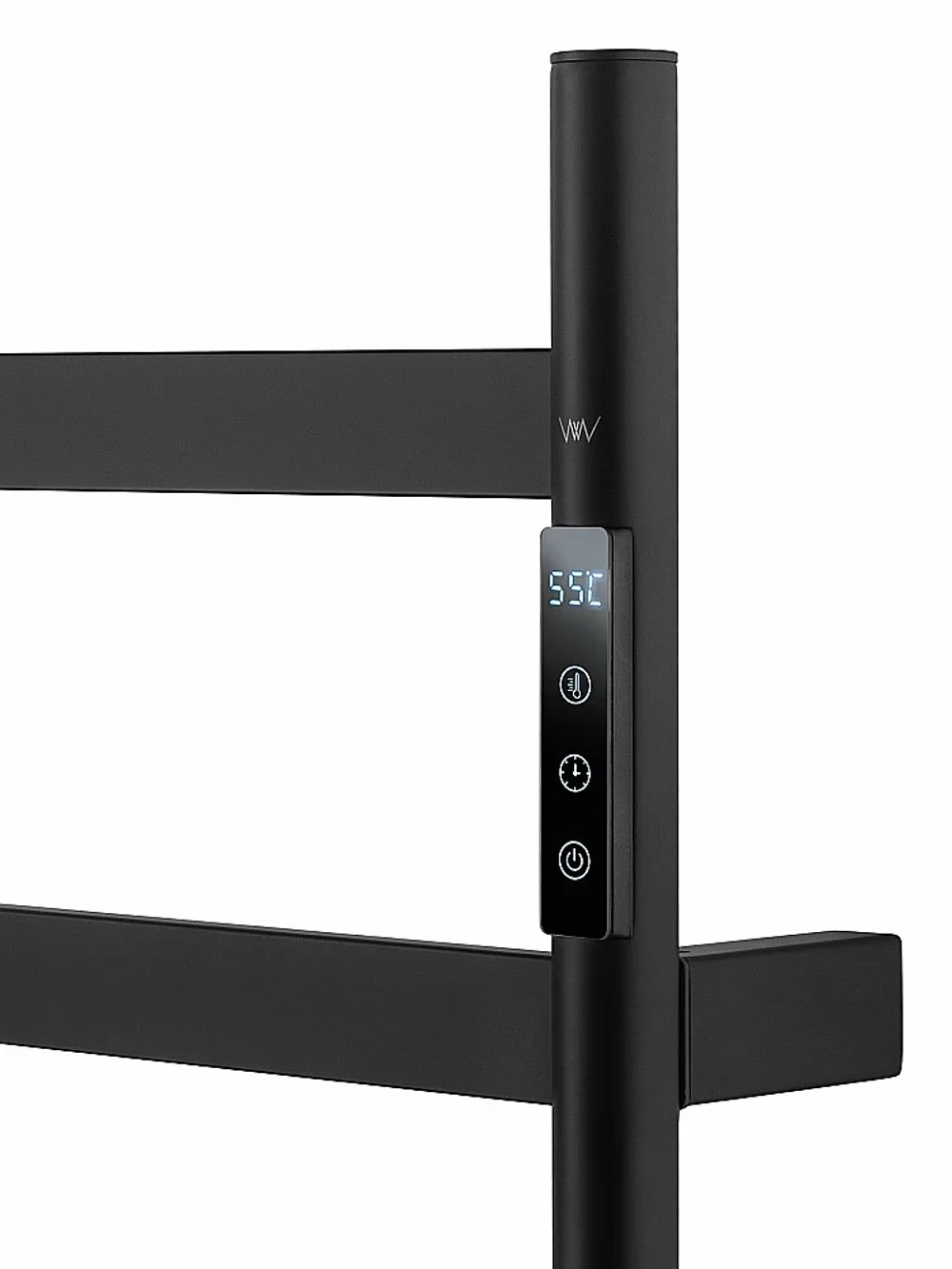 Полотенцесушитель электрический WONZON & WOGHAND ESSEN WW-A405-MB черный матовый
