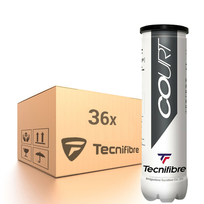 Упаковка теннисных мячей Tecnifibre Court - 36 x 4B