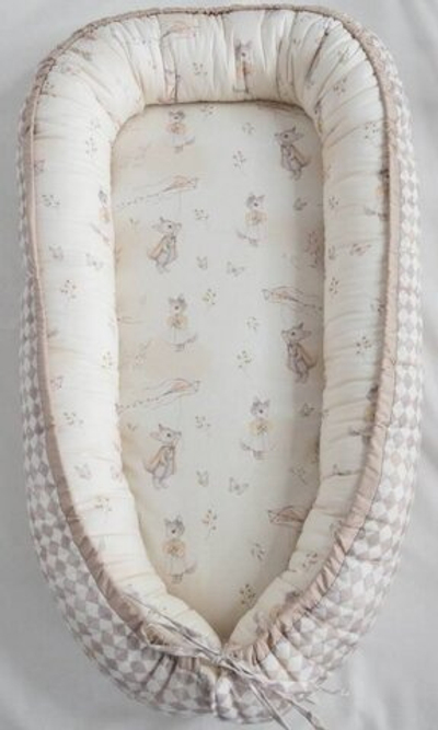 Lappetti Подушка -гнездышко Винтаж Бежевый (Бежевый)