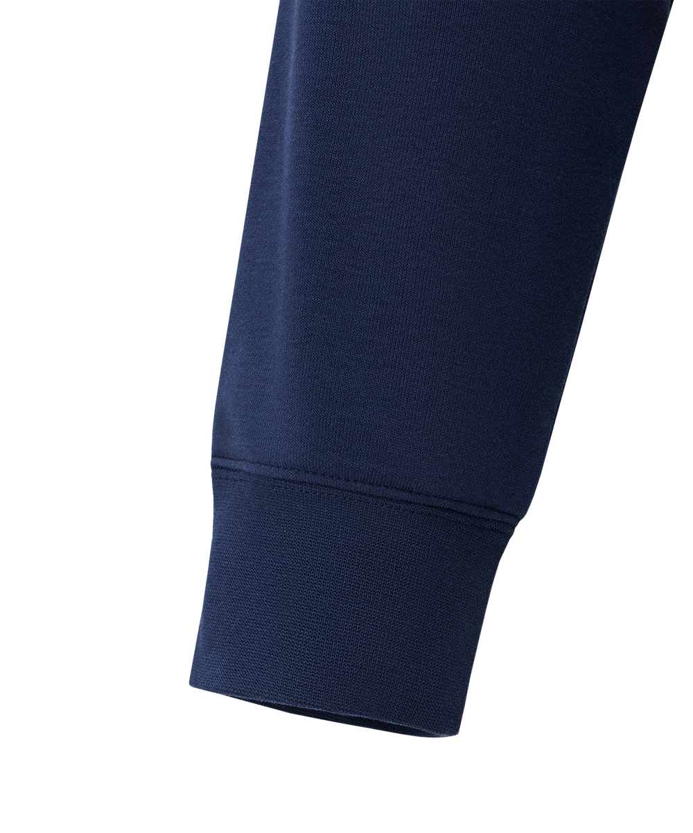 Худи на молнии ESSENTIAL Cotton Zip Hoodie, темно-синий