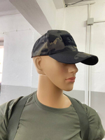 Бейсболка 5.11 / чёрный мультикам