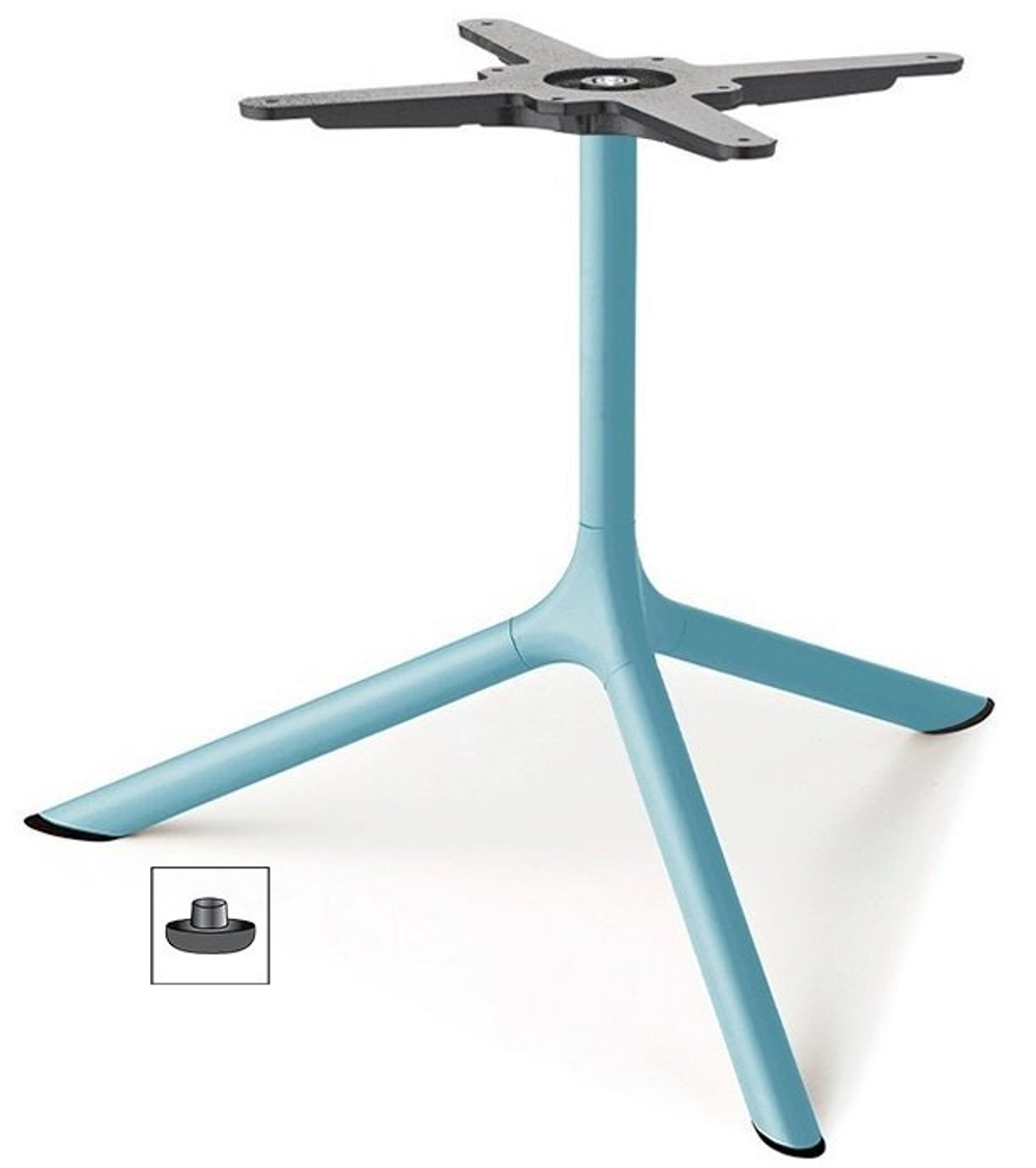 Столик ламинированный кофейный Scab Design Tripe Maxi, голубой, состаренный дуб тортора