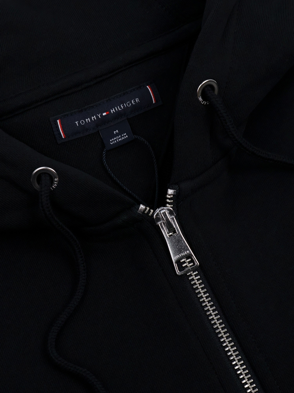 Худи на молнии Tommy Hilfiger Solid Zip Hoodie Black