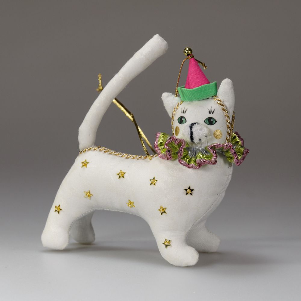 Ёлочная игрушка Цирковой кот
