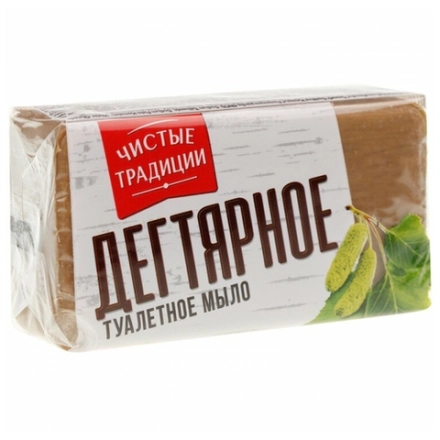 Туалетное мыло Чистые традиции "Дегтярное" 140 г 7546683