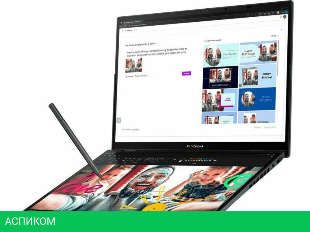 Рабочая станция ASUS Zenbook Pro 14 Duo OLED UX8406MA-QL056W
