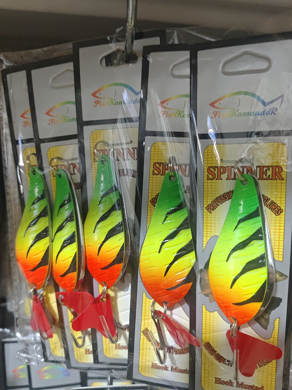 блесна двойная komandor 18Г 5штук