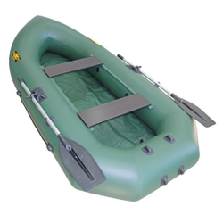 Лодка пвх муссон k-280 (цвет: зелёный)