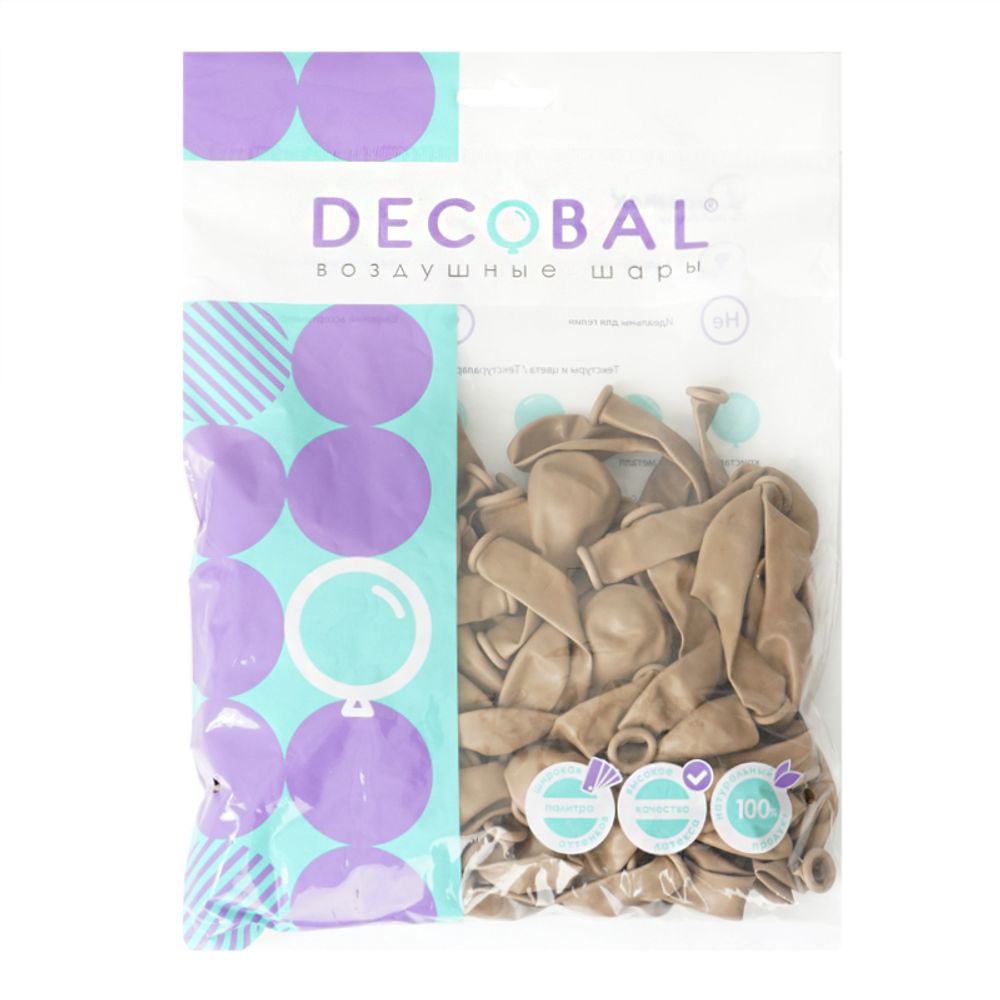 Песочный, Пастель / Desert sand, латексный шар