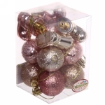 Набор украшений «Волшебное сияние» 4 см (13 предметов), роз.золото/шампань