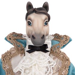 Кукла интерьерная коллекционная Конь Маверик