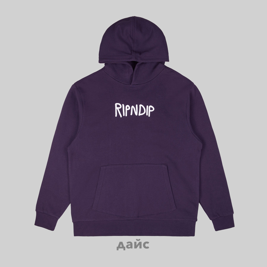 Толстовка мужская Ripndip Rubber Logo Hoodie артикул:RND10206 - купить в магазине Дайс