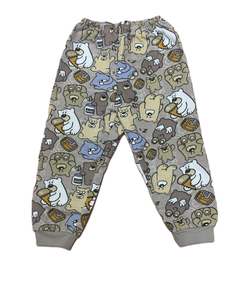 Штанишки с манжетом на резинке из футера (100% хлопок с начесом) на рост 86 см