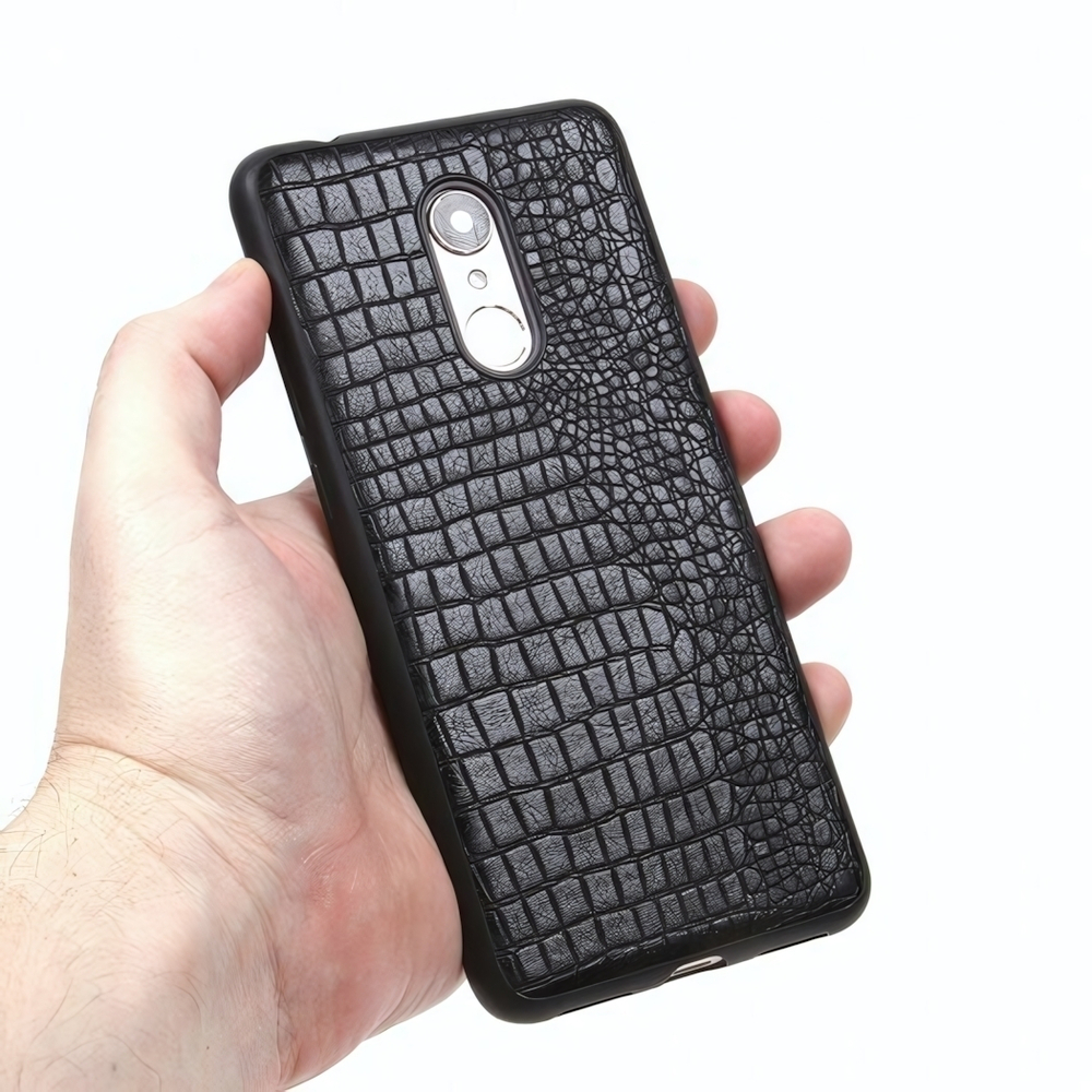 Панель из экокожи Рептилия для Xiaomi Redmi 5, 010027 Красный